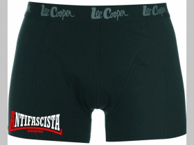 Antifascista siempre čierne trenírky BOXER s tlačeným logom,  top kvalita 95%bavlna 5%elastan